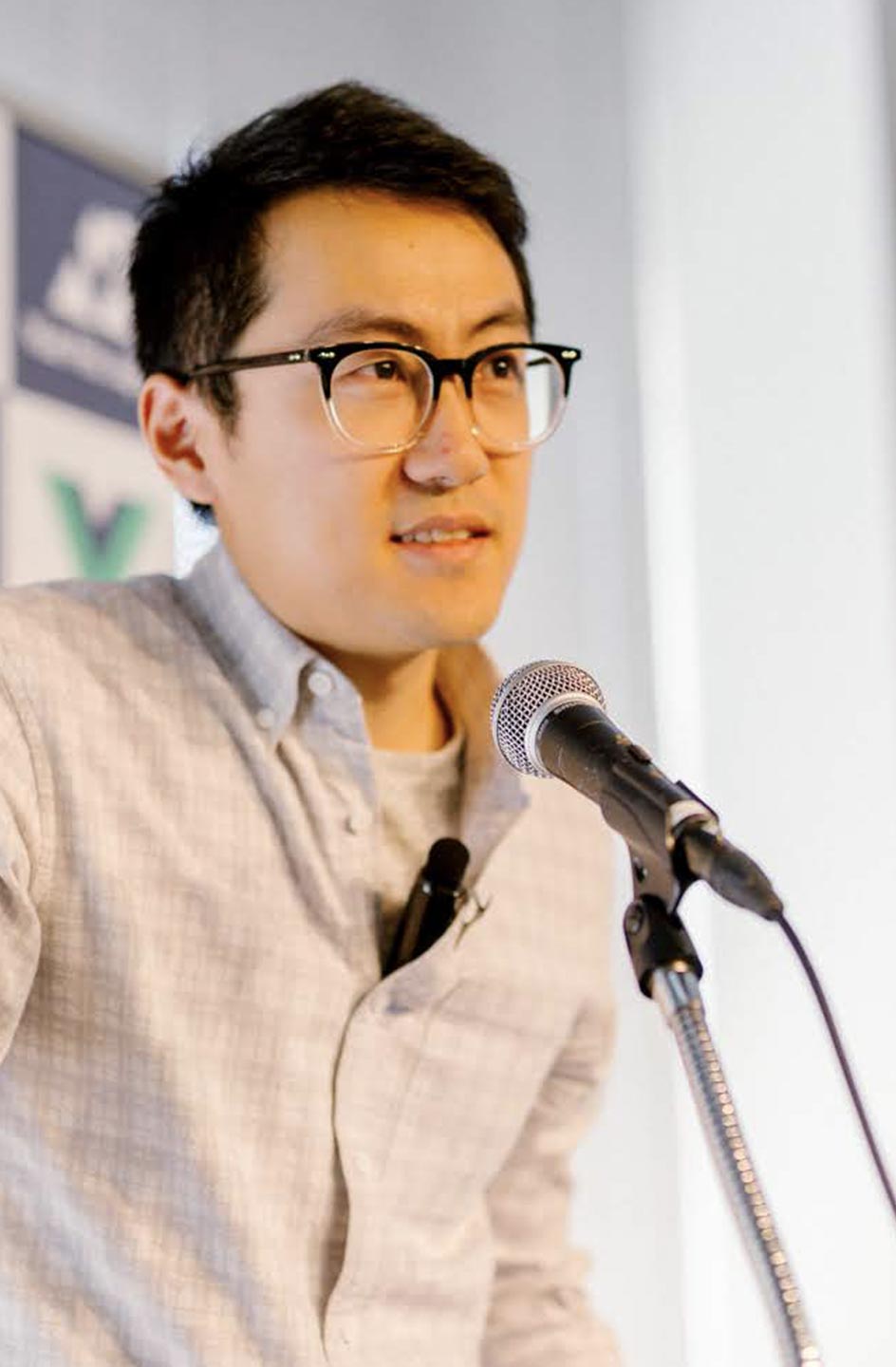 Evan You at Vue Fes Japan 2018.